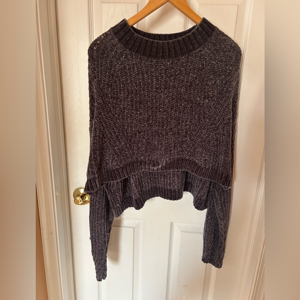 Rue21 Dark Grey Cowl Neck Sweater